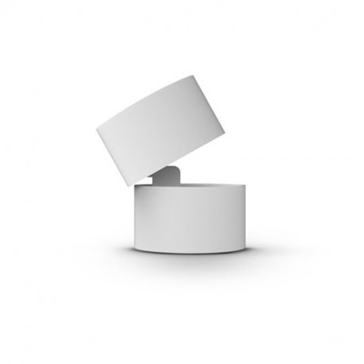 Applique Décorative CCT 12W Blanc/Doré Inclinable/orientable