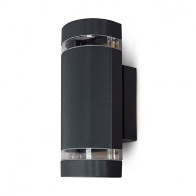 Applique Murale GU10 x 2 Gris Anthracite