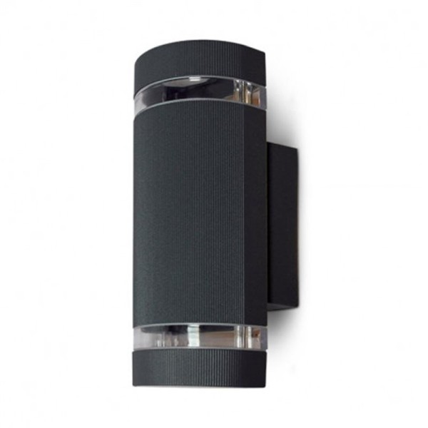 Applique Murale GU10 x 2 Gris Anthracite