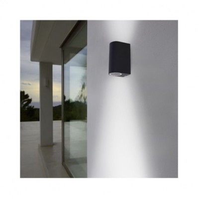 Applique Murale GU10 x 2 Gris Anthracite
