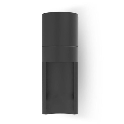 Applique Murale Cylindrique Noir GU10 x1