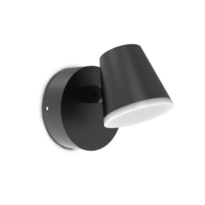 Applique Murale Orientable LED Noir 12,5W 3000K