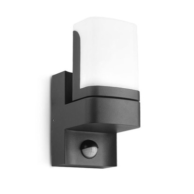 Applique Murale Orientable LED Noir 7,5W 3000K + Détecteur IR