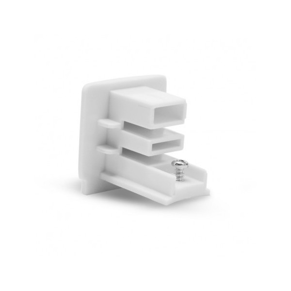 Connecteur Triphase Fin double sens Blanc