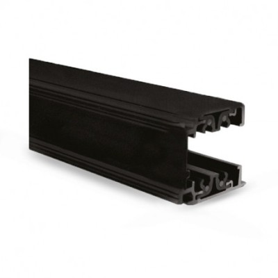 Rail Triphasé Noir 1 m