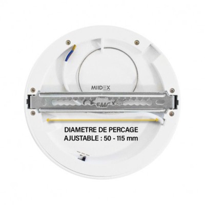 Plafonnier LED Blanc Ø165 mm 12W CCT