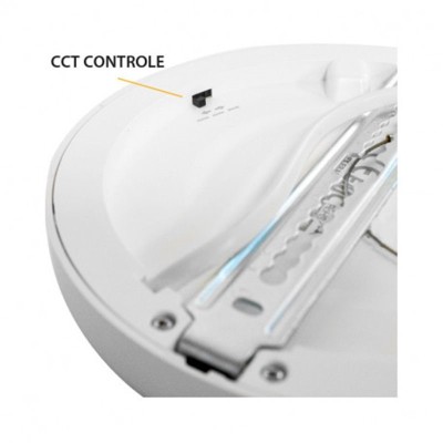 Plafonnier LED Blanc Ø165 mm 12W CCT