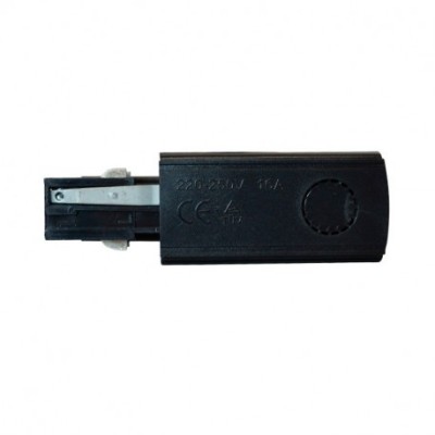 Connecteur Triphase Alimentation et Fin Droit Noir