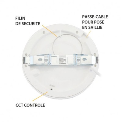 Plafonnier LED Blanc Ø170 mm 12W CCT DIMMABLE