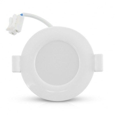 Plafonnier LED Blanc Ø85 mm 8W 4000K