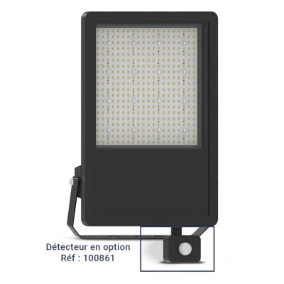 Projecteur LED Noir 150W CCT IP65 - Garantie 5 ans