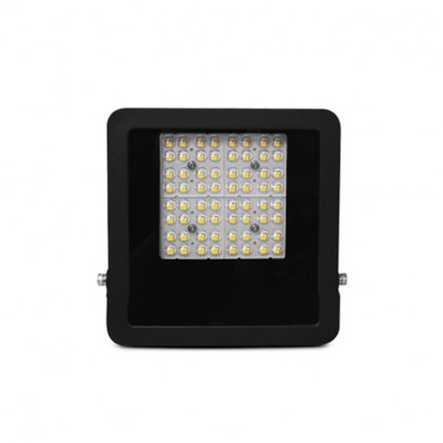 Projecteur LED Asymétrique Noir 50W 3000K GARANTIE 5 ANS