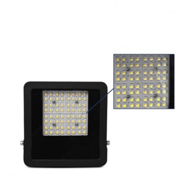 Projecteur LED Asymétrique Noir 50W 4000K GARANTIE 5 ANS