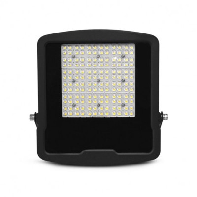 Projecteur LED Asymétrique Noir 100W 3000K GARANTIE 5 ANS
