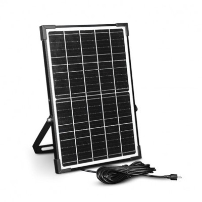 Projecteur LED Solaire Asymétrique avec Détecteur IR 30W 3000K IP65 + Télécommande