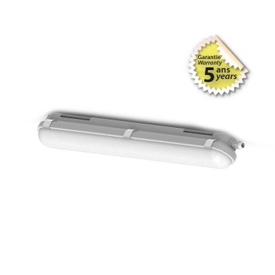 Étanche LED Intégrées + Détecteur & Préavis d'extinction 650mm 15-19W 4000K IP65 - Garantie 5 ans