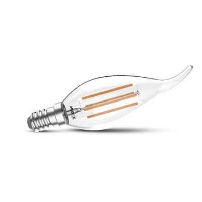 Ampoule LED E14 Filament Coup de vent 4W 4000K