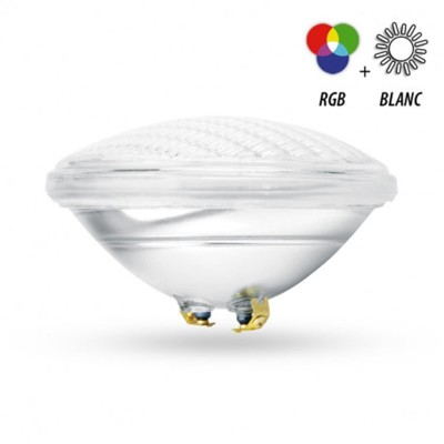 Projecteur LED Piscine PAR56 12VAC 18W RGB + Blanc