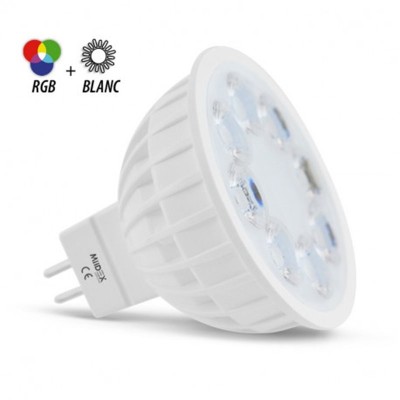 Ampoule LED GU5.3 4W RGB+CCT