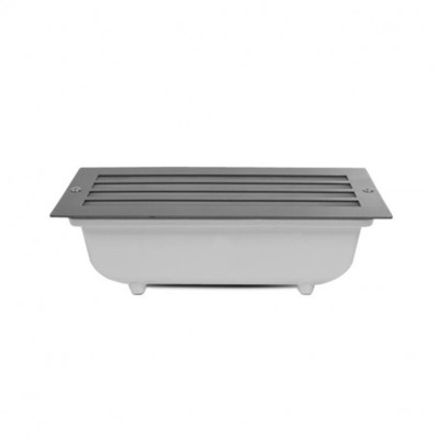 Spot Encastrable E27 Rectangle Grille Inox 304
