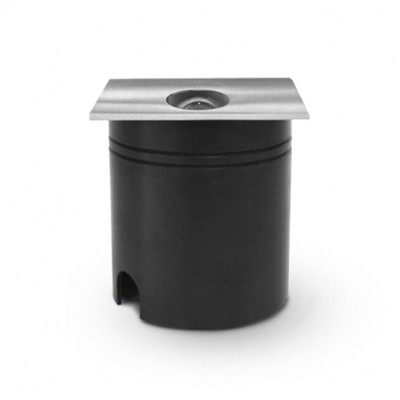 Spot encastrable LED balise 80 x 80 mm 3W Carré 3000K IP54