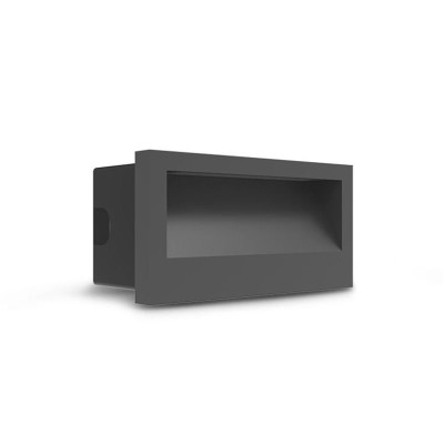 Spot encastrable LED balise 70 x 140 mm 3W Rectangle 3000K IP65
