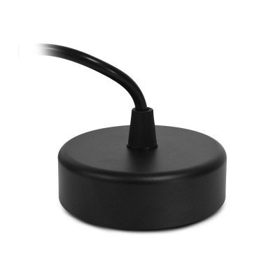 Patère pour Suspension spot en saillie Noire