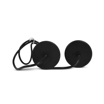 Patère pour Suspension spot en saillie Noire