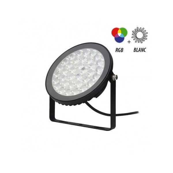 PROJECTEUR EXTERIEUR LED 230V 15W RGB + BLANC CCT