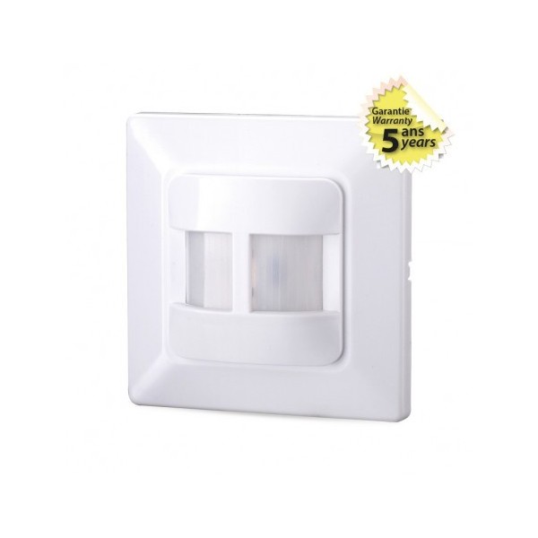 Détecteur mural Automatique LED IR ON/OFF IP20 190°