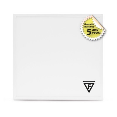 Dalle LED Blanc Backlit 595x595 36W 4000K IP65 GARANTIE 5 ANS - PACK DE 2