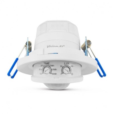 Détecteur de mouvement infrarouge LED encastrable 360°