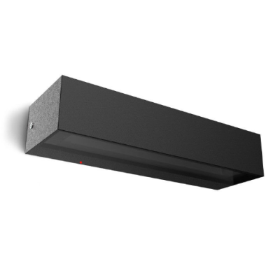 Applique Murale 12W 3000K IP54 Noir