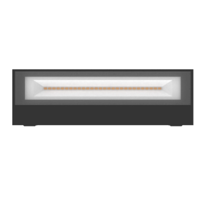 Applique Murale 12W 3000K IP54 Noir