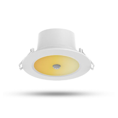 Downlight LED CCT BBC 8W 2700/3000/4000K Gradable blanc + Détecteur