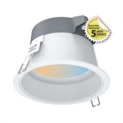 Downlight LED Blanc rond Basse Luminance CCT 20W Ø175mm - Garantie 5 ans