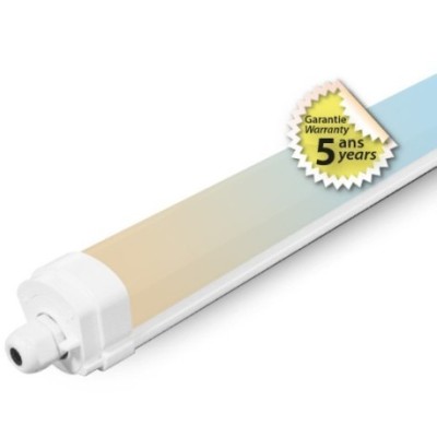 Étanche LED Intégrées CCT 50W 1515 x 66 x 63 mm Traversant - Garantie 5 ans