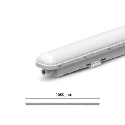 Étanche LED Intégrées Traversant 50W 4000K IP65 1500mm