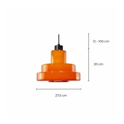 Suspension Foza  (  Orange , Blanc )