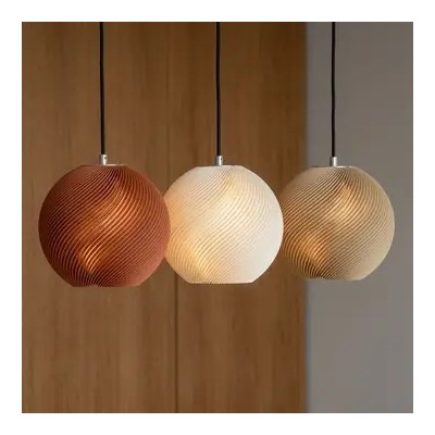 Suspension Onda  ( Blanc ,  Terre cuite , jaune , Beige )
