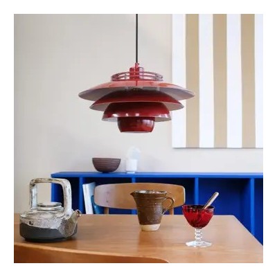 Suspension Ejka rouge foncé
