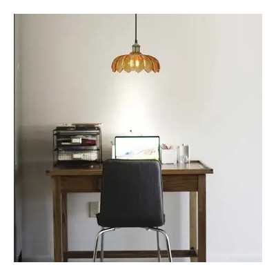 Suspension Pétale    ( Rouge , Vert , Jaune , Fumé , Bleu , Prune )