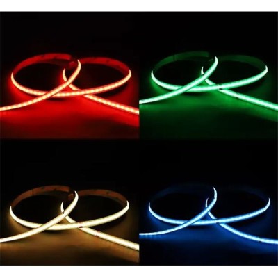 Kit tout-en-un Bandeau LED COB Dimmable RGB 5 m 420 LED/m 25w IP20 - 24V