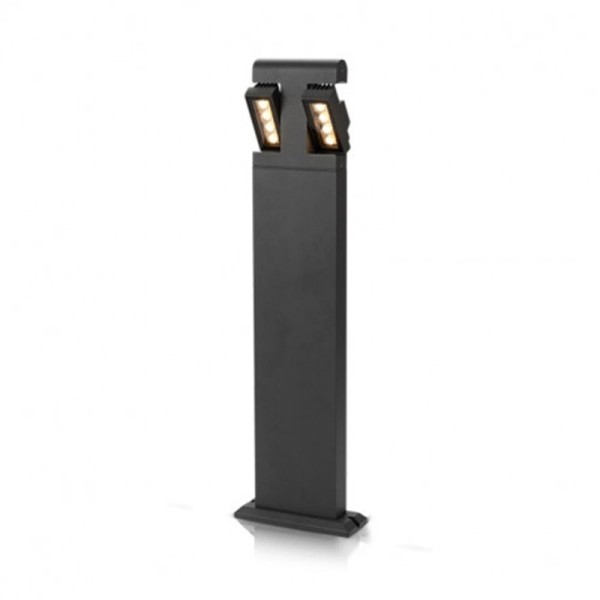 Potelet Rectangulaire LED Diffuseur orientable 4000K 8W