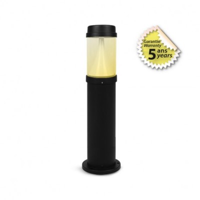 Potelet LED Aluminium 20W CCT Noir 720 mm - GARANTIE 5 ANS