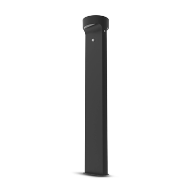Potelet Solaire LED Rond 6W 3000K Noir 950 mm + Détecteur IR