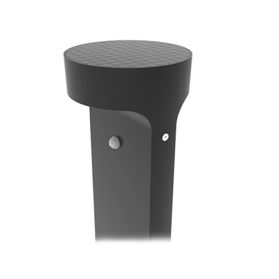 Potelet Solaire LED Rond 6W 3000K Noir 950 mm + Détecteur IR