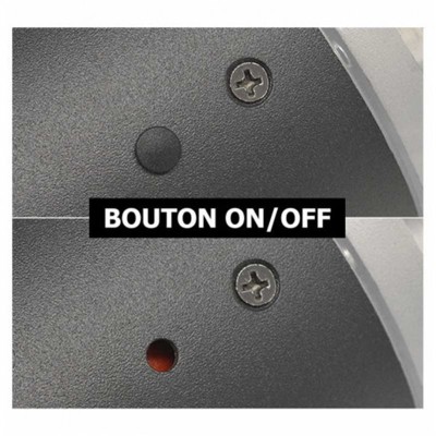 Potelet Solaire Conique LED 4W 4000K Noir 380mm