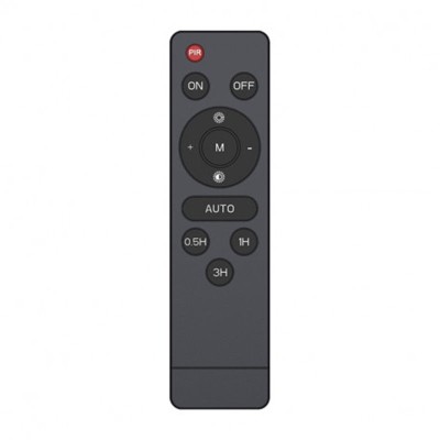 Projecteur Exterieur LED Solaire Noir 8W 3000K IP65 + Détecteur IR + Télécommande