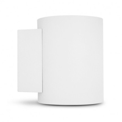 Applique Murale G9 X1 Blanc/Doré Cylindrique